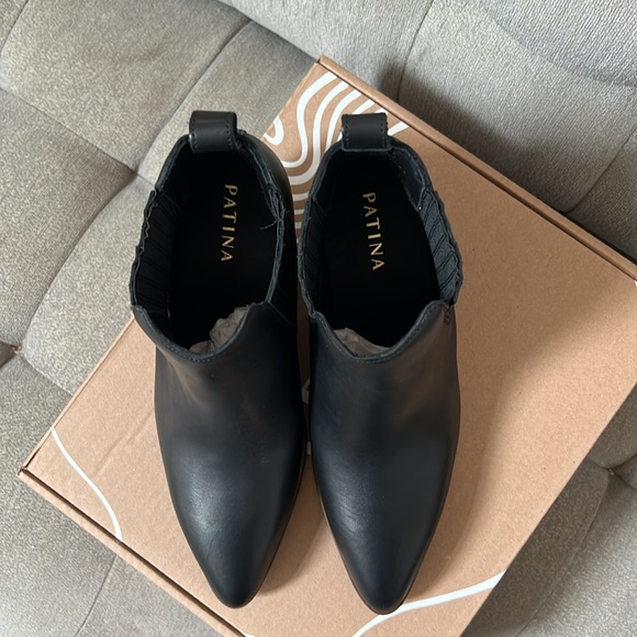 Portland Leather Patina The Dakota Boot Black Leather 7 - Picture 12 of 12